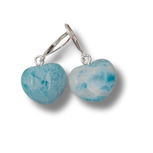 Larimar Ohrstecker und Ohrringe